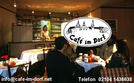 Café im Dorf Haan Gruiten Torte Kuchen Bergische Kaffeetafel 